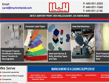Tablet Screenshot of marknmend.com